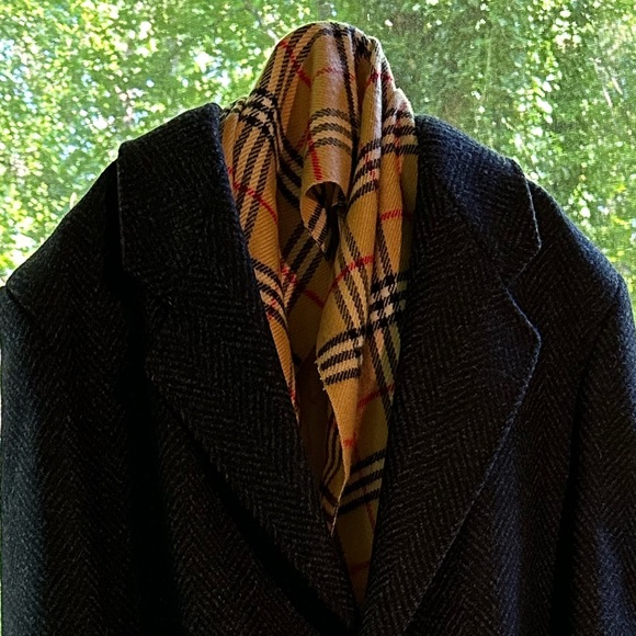 Cashmere Plaid Scarf - Vintage Unisex - Picture 7 of 9